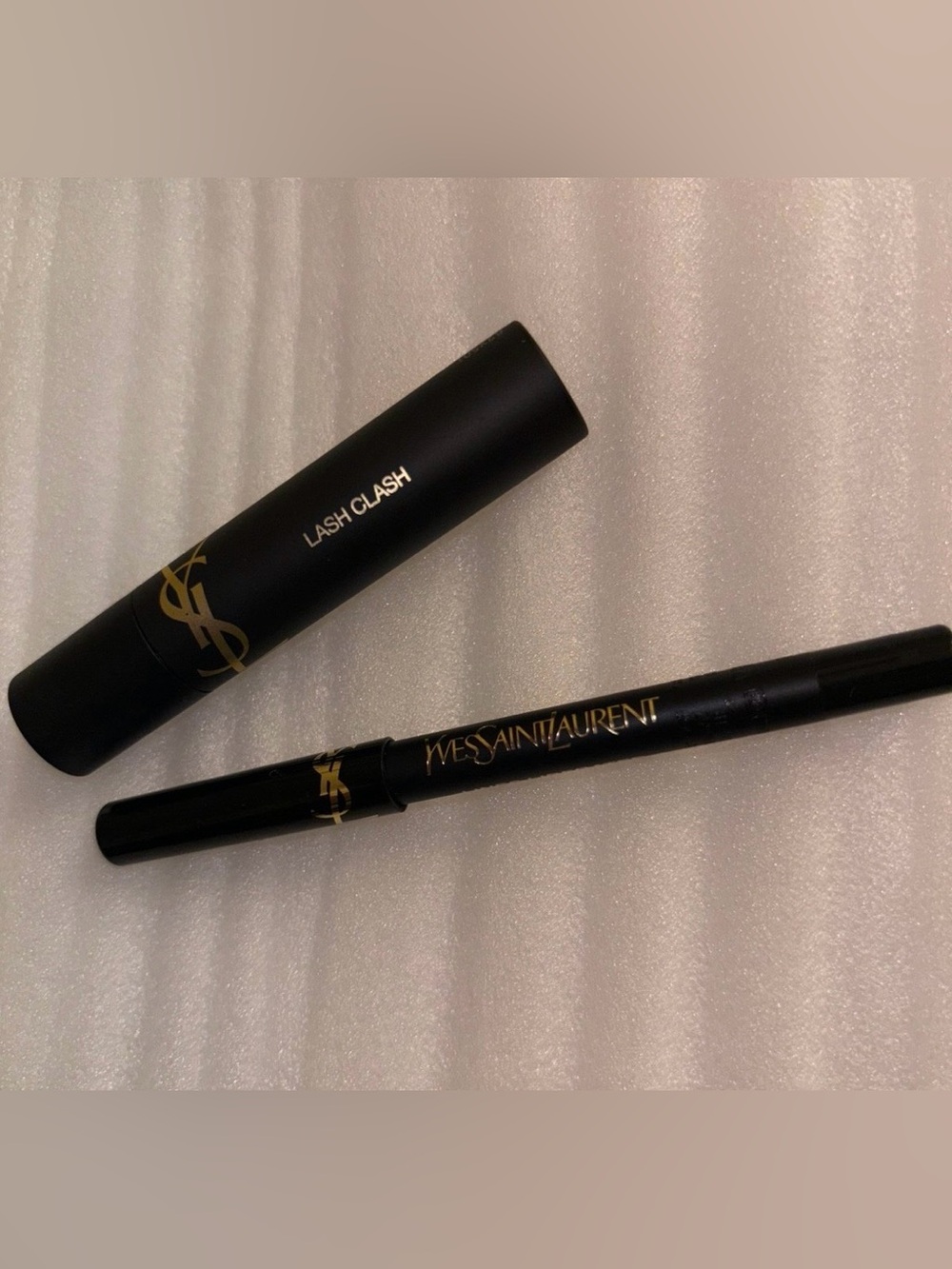 YSL black eyeliner+mascara